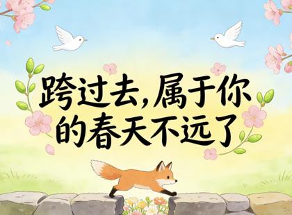 加油，属于你的春天不远了